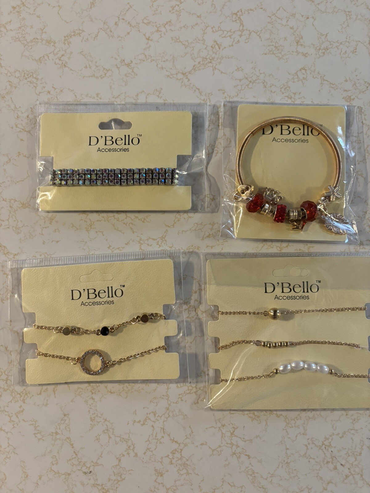 D’Bello Brighton jilzarah bracelet LOT of 4 -New