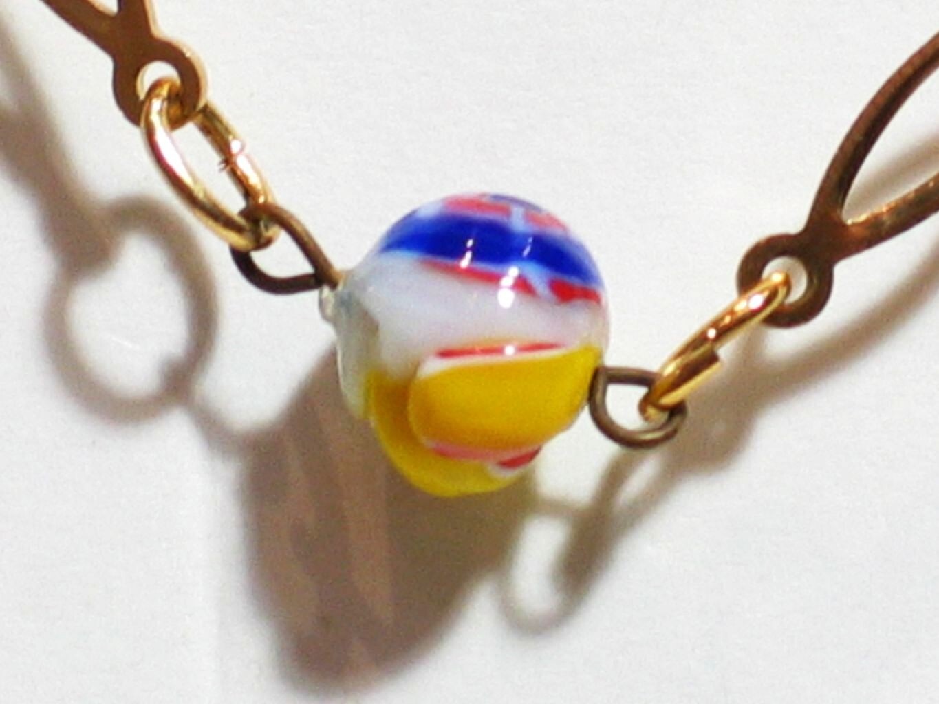 Murano Glass Necklace, Matinee Length, 24 Inches, 61 cm