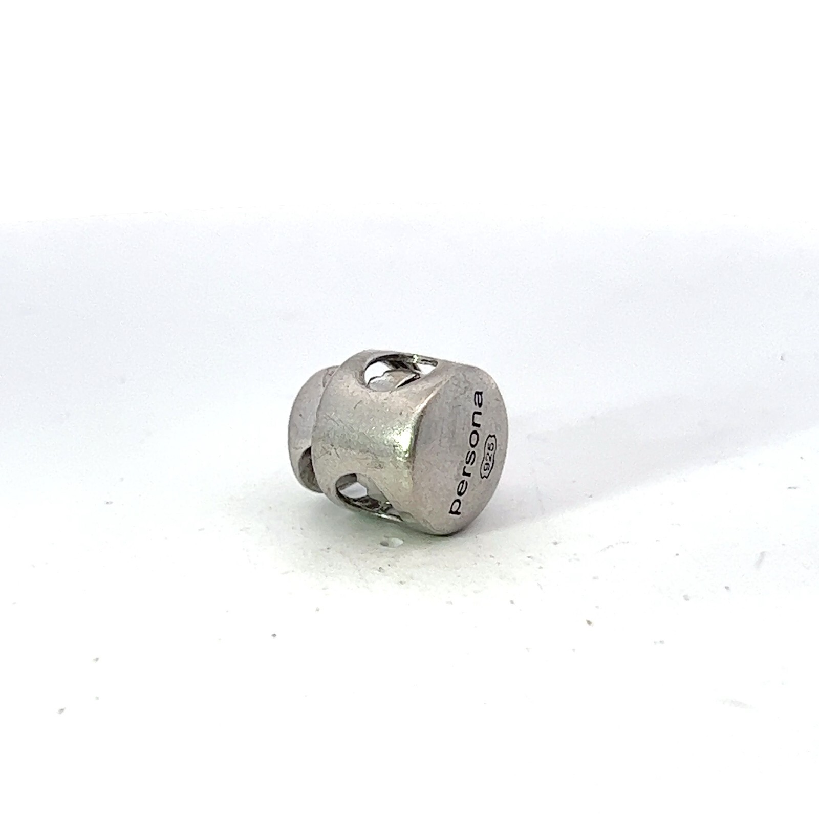 Persona 12mm Sterling Silver Push Button Closure Tension Bracelet Necklace Lock
