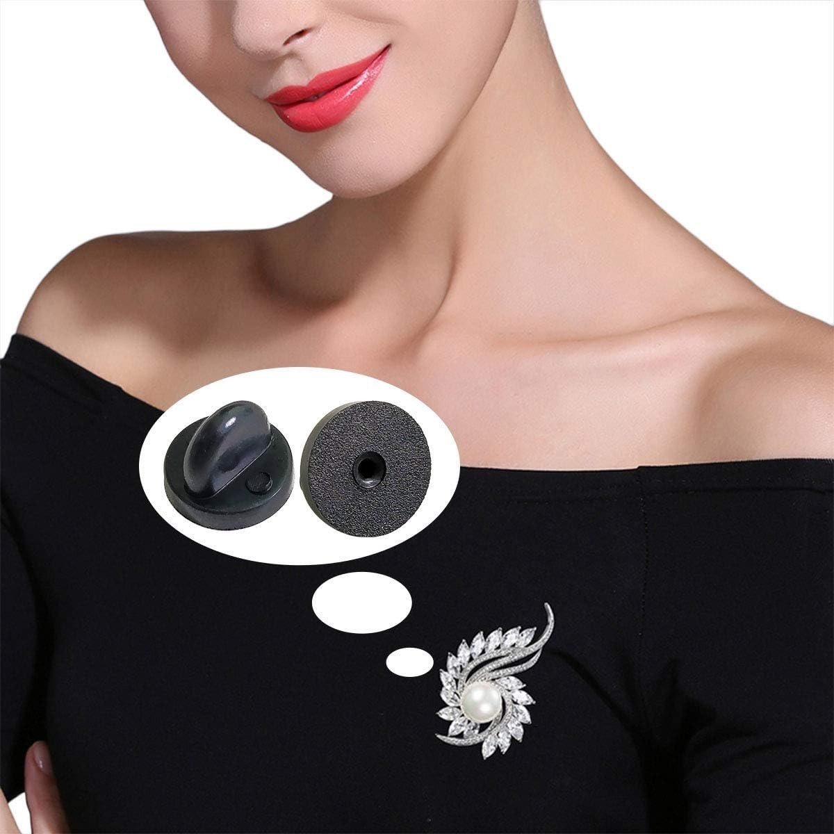 Versatile 50pcs Butterfly Clutch Lapel Pin Backs – Ideal for Uniform Replacement