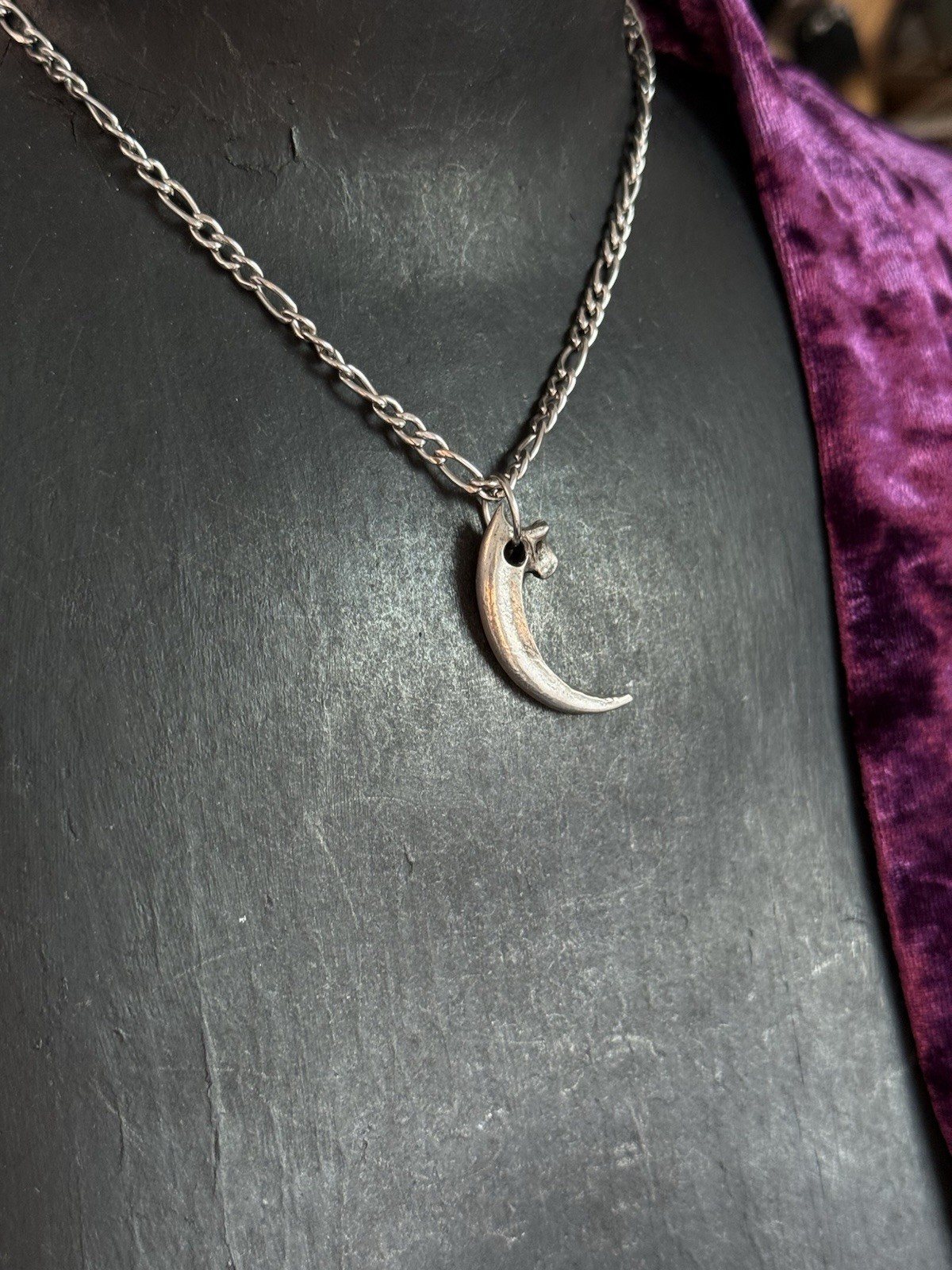 Raven claw talon necklace pendant witchy goth jewelry Raven jewelry the Morrigan