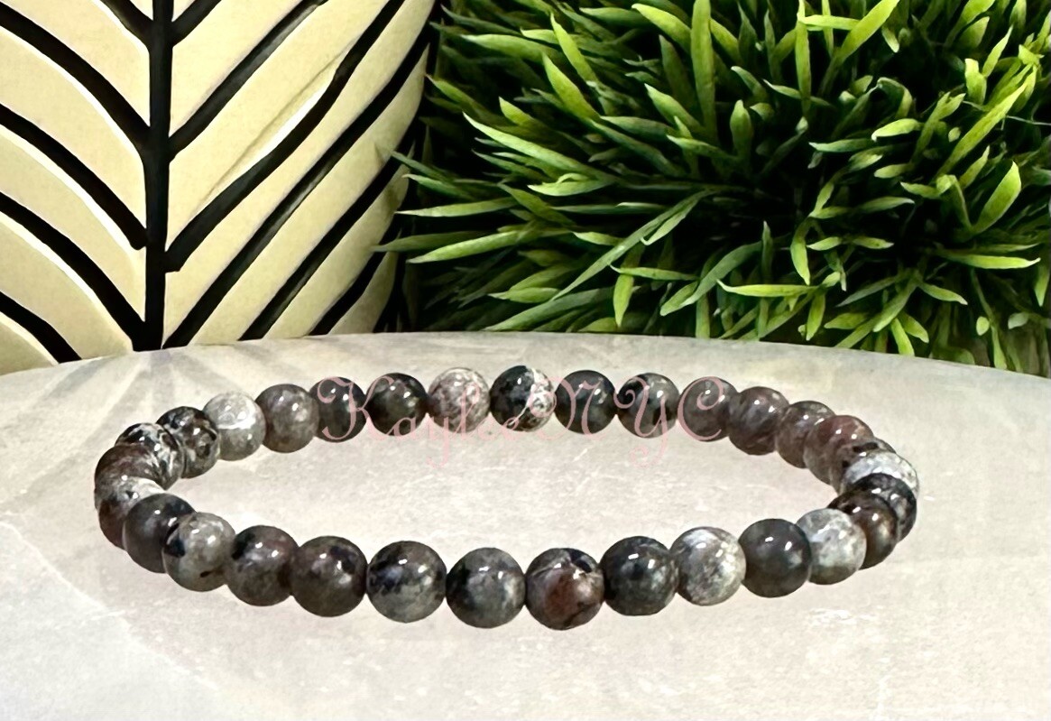 Wholesale 6 Pcs Natural Yooperlite Bracelet 6mm 7.5” Healing Energy Crystal