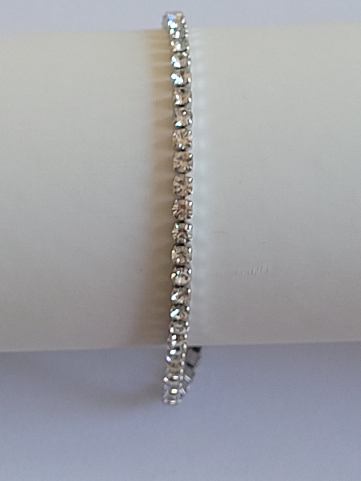 Stainless Steel 3mm Cz Cubic Zirconia 6.5″ + 1″ Tennis Bracelet