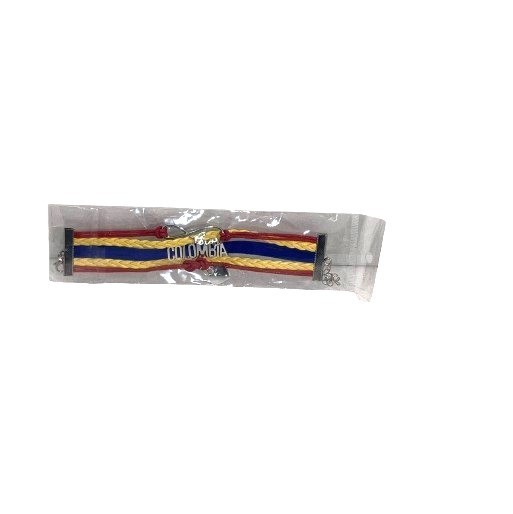 Colombia Flag Woven Bracelet Patriotic Pride Jewelry Adjustable