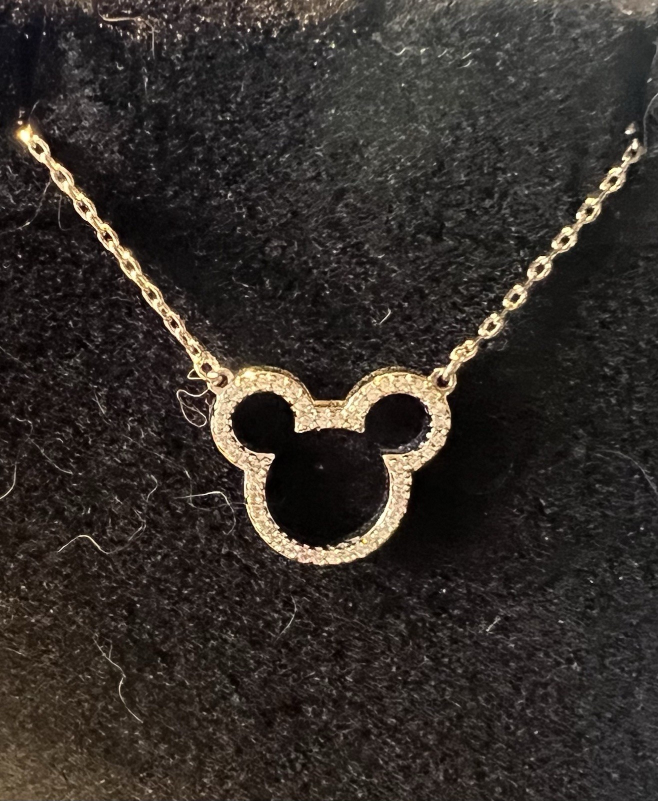 Origami Owl Disney Mickey “Happy Thoughts Only” Necklace