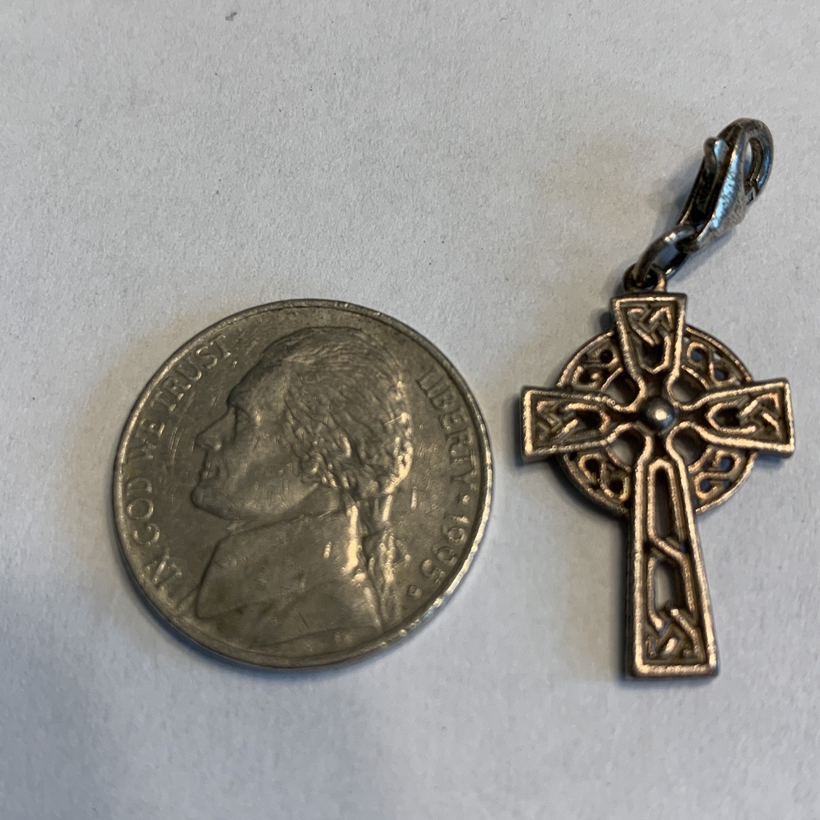 Solvar Jewelry Irish Clip On Charms Claddagh Celtic Cross Harp Tree of Life .925