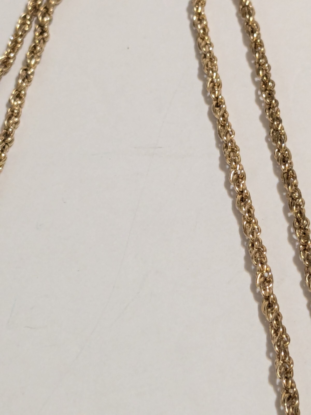 Peach Faux Shell Medallion Pendant Gold Tone Necklace. Metal Scroll Work. 30″.
