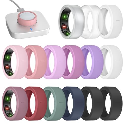15 Pack Ultra-Thin Ring Covers Compatible S for 6/7/8/9/10 15 Pack – Set 12