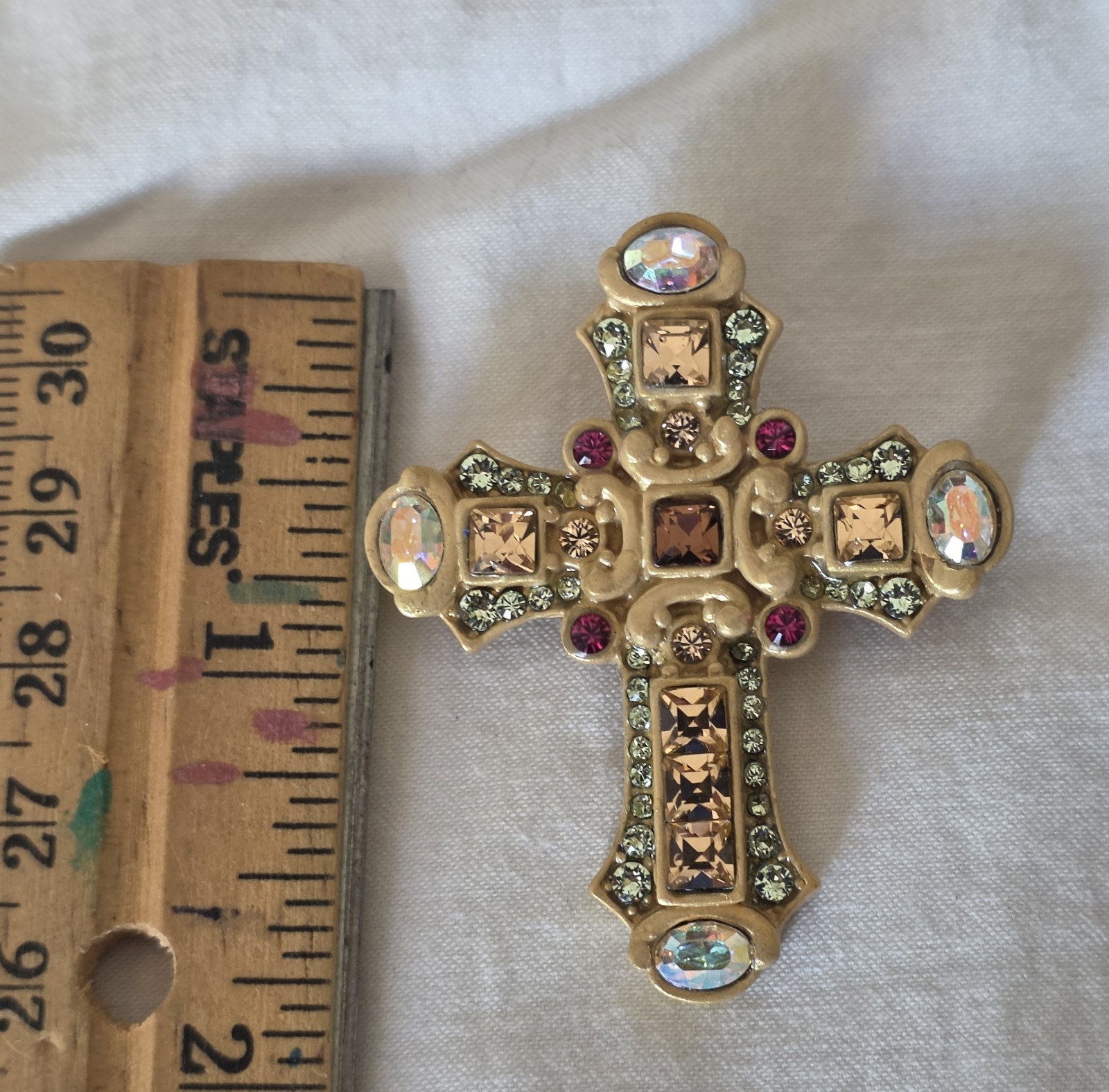 Jay Strongwater Cross Pin / Pendant