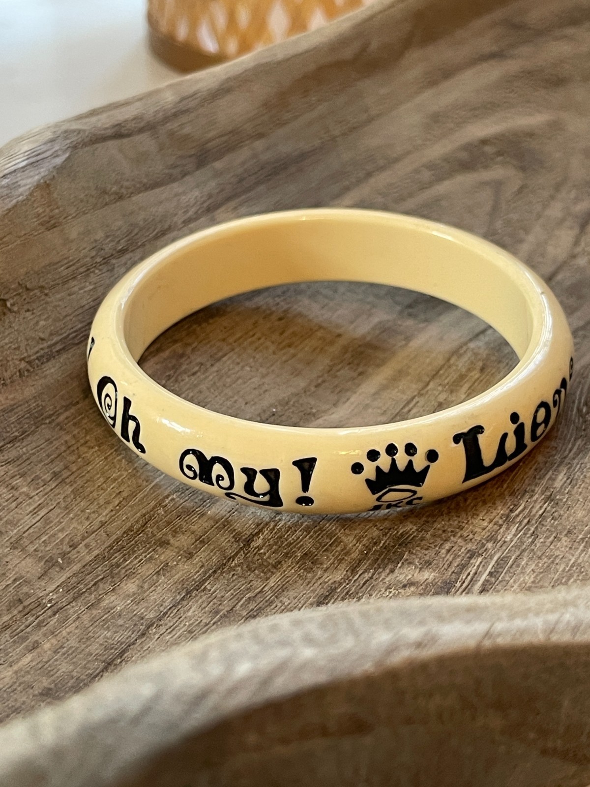 Jessica Kagen Cushman JKC Statement Bangle Ivory Bracelet Lions And …. Oh My!