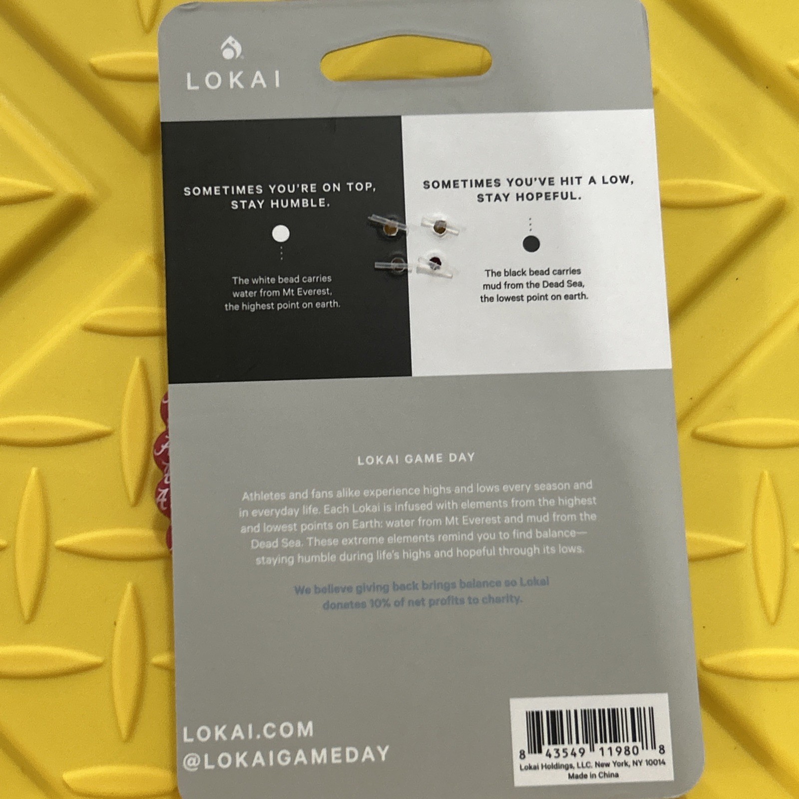 X-Large ALABAMA UNIVERSITY *LOKAI BRACELET Brand New