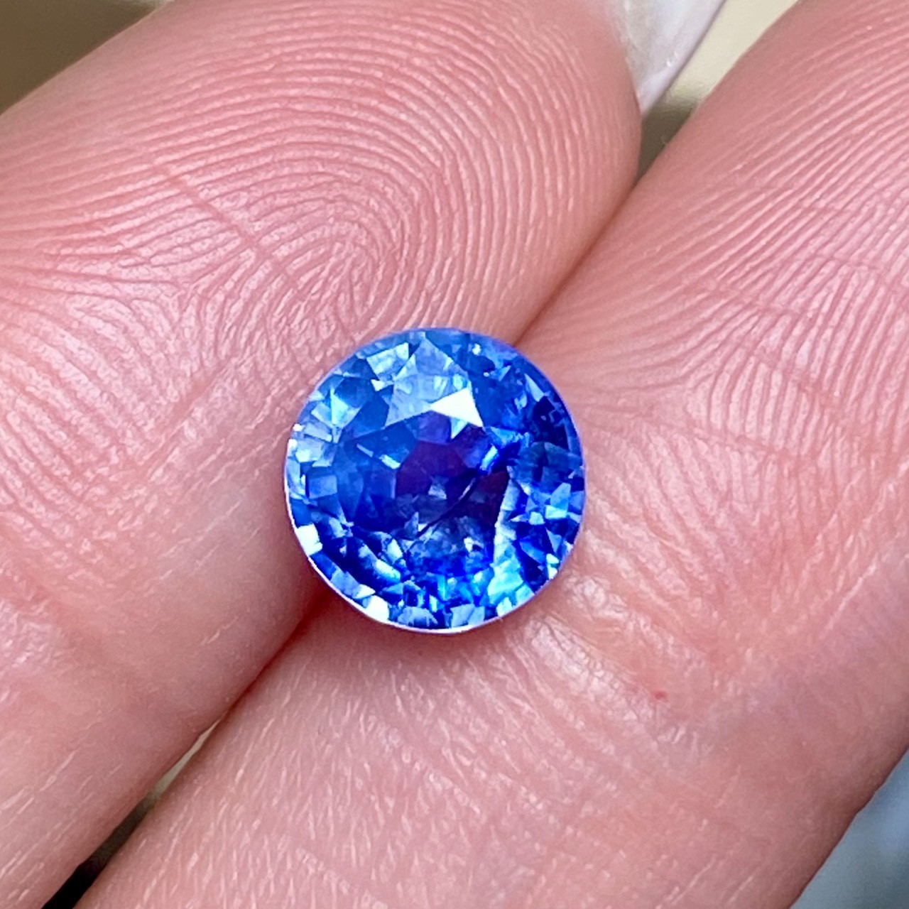 [jerseychou] Natural sapphire 1.59ct , cornflower blue , Sri Lanka , TGC