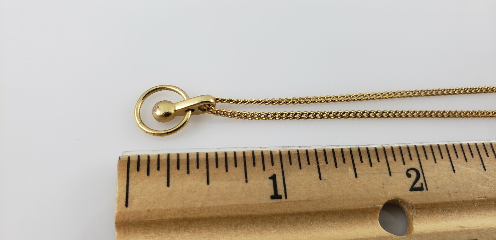 10K GP Gold-Plated Copper 17″ Necklace 4 grams (No markings/tested)