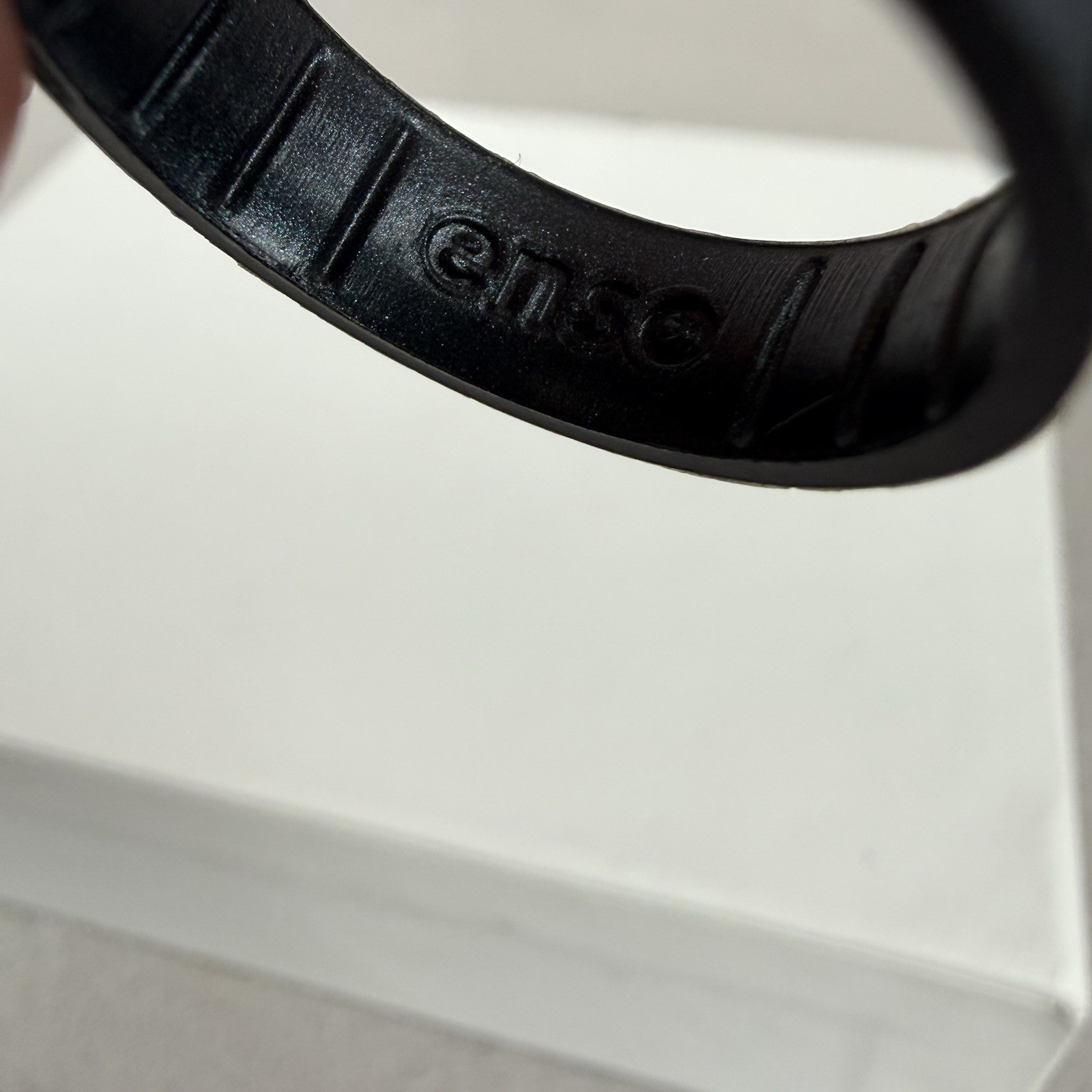 Enso Rings Mickey Mouse All Around Ears Classic Silicone Ring Sz 10 Black Pearl