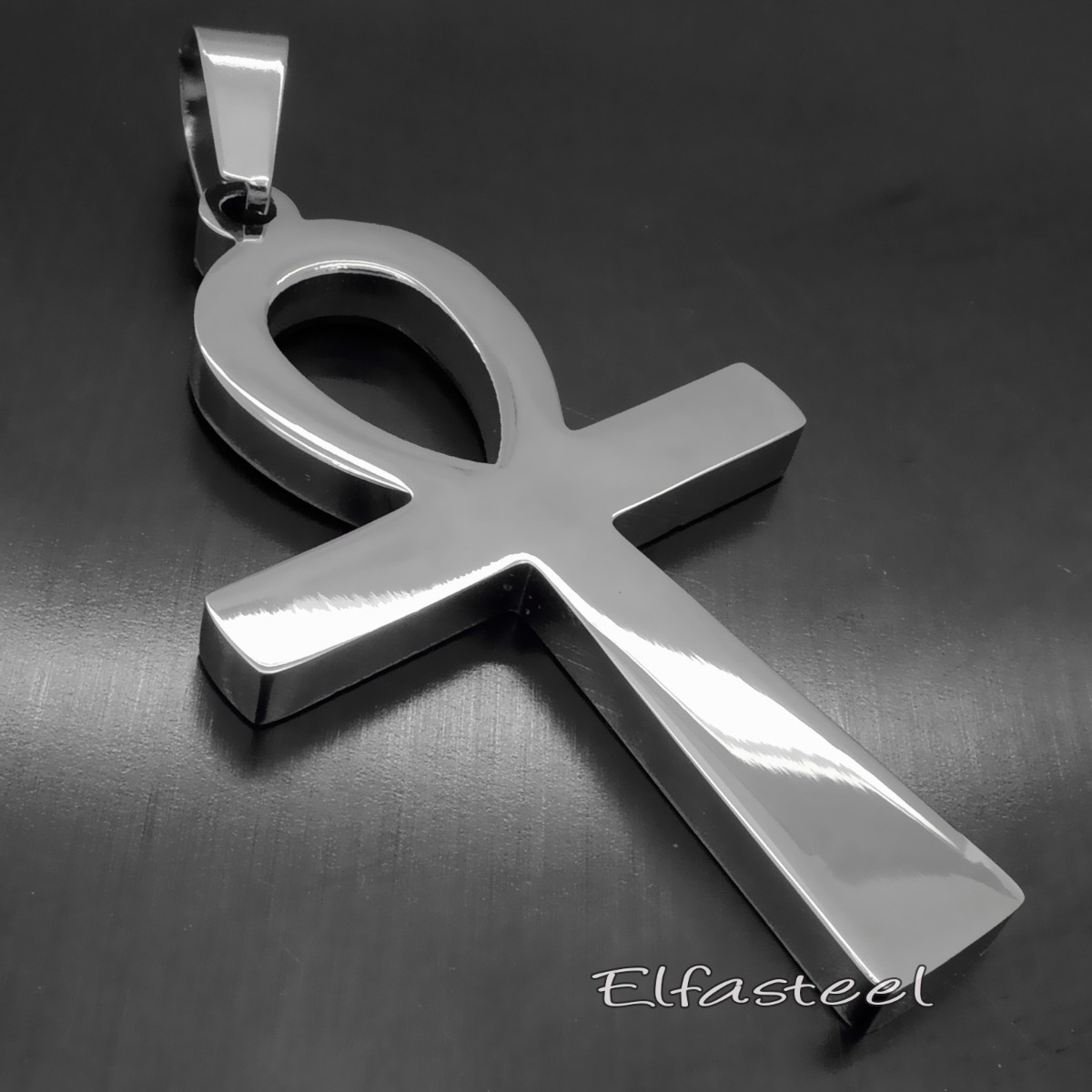 Ancient Ankh Cross Egyptian Symbol Of Life 316L Stainless Steel Pendant
