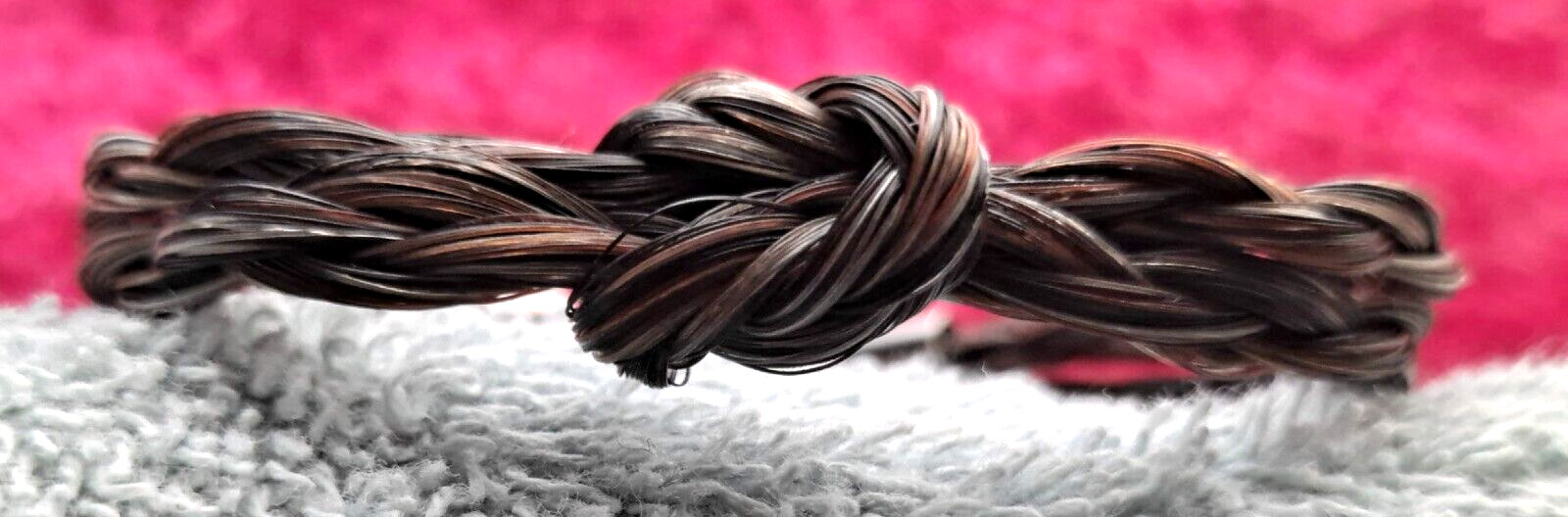Horse Hair Braided Bracelet Love Knot Horse Hair Bracelet Horseshoe Charm