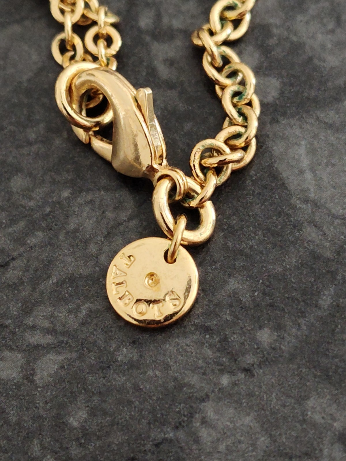Talbots Gold Tone Multi Strand Snake &Rope Chain Long Necklace 30-34″