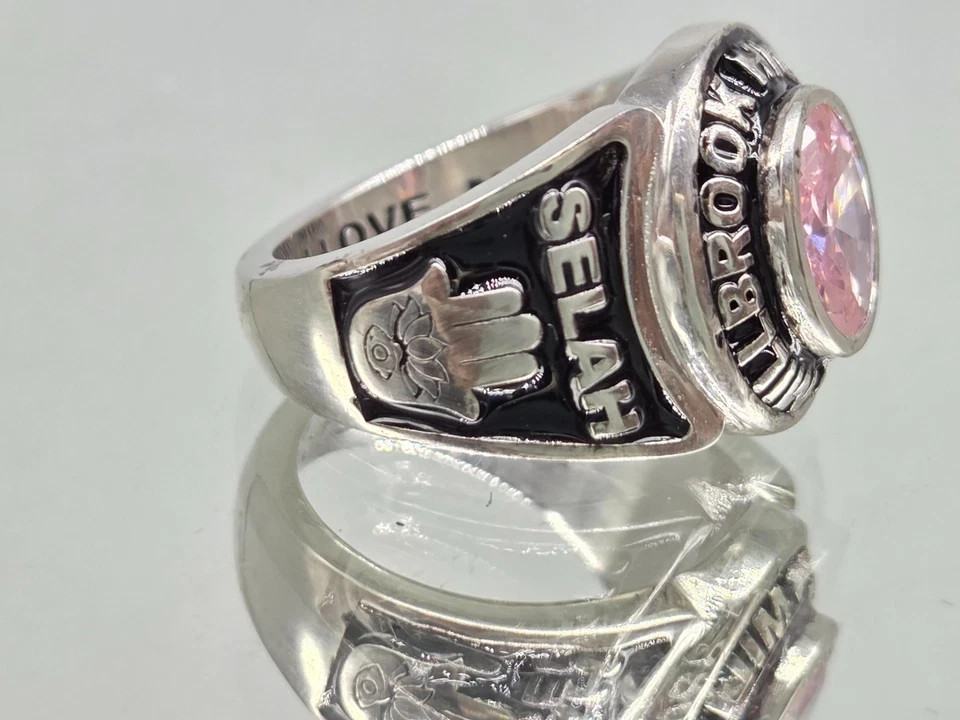 Custom High School Class Ring For 2026 Graduation Women & Men Gift In 925 Silver