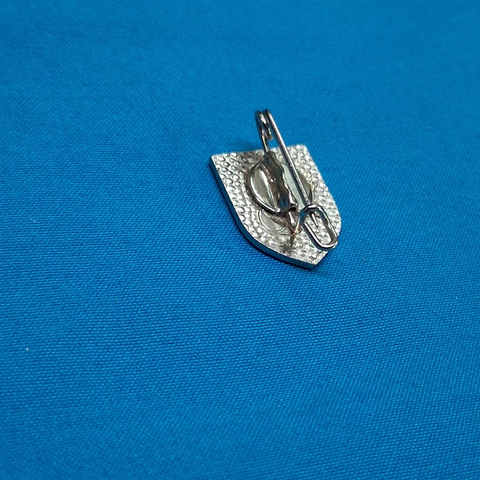 Vintage Oberammergau Stainless Steel Enamel Germany Travel Souvenir Pin