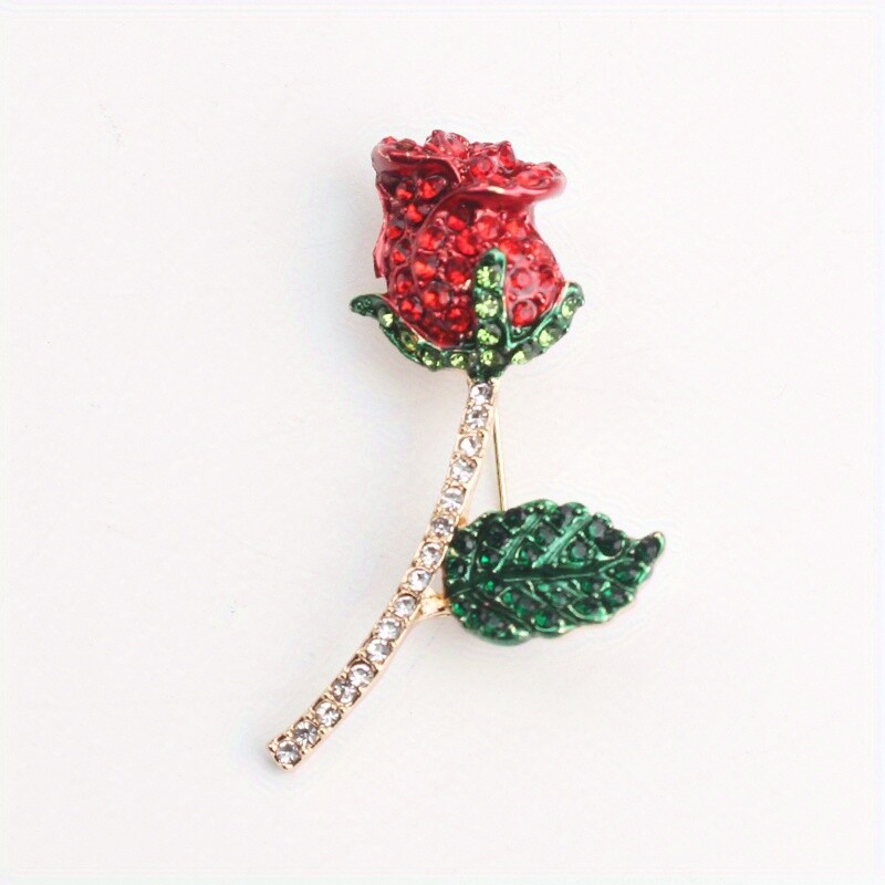 Retro High-end Literary Elegance Romantic Rose Brooch
