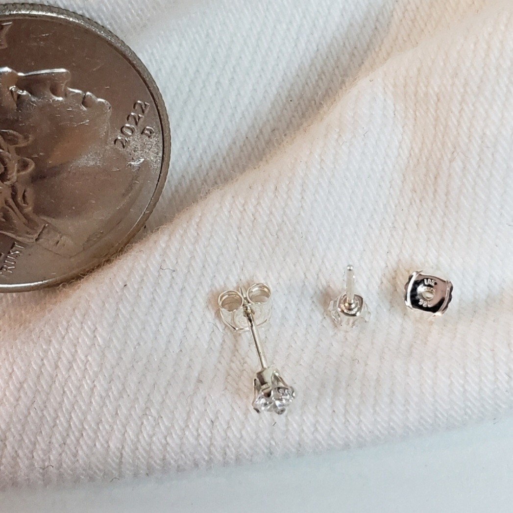 Sterling Silver Turquoise CZ Studs Earrings western BUNDLE boho Fairy celestial