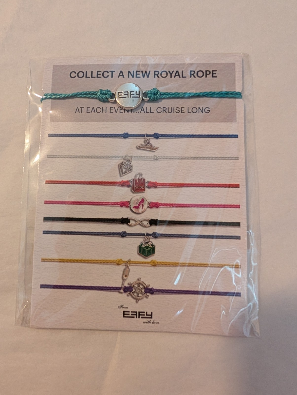 Effy Royal Caribbean Royal Rope Effy Logo Charm and Bracelet – New
