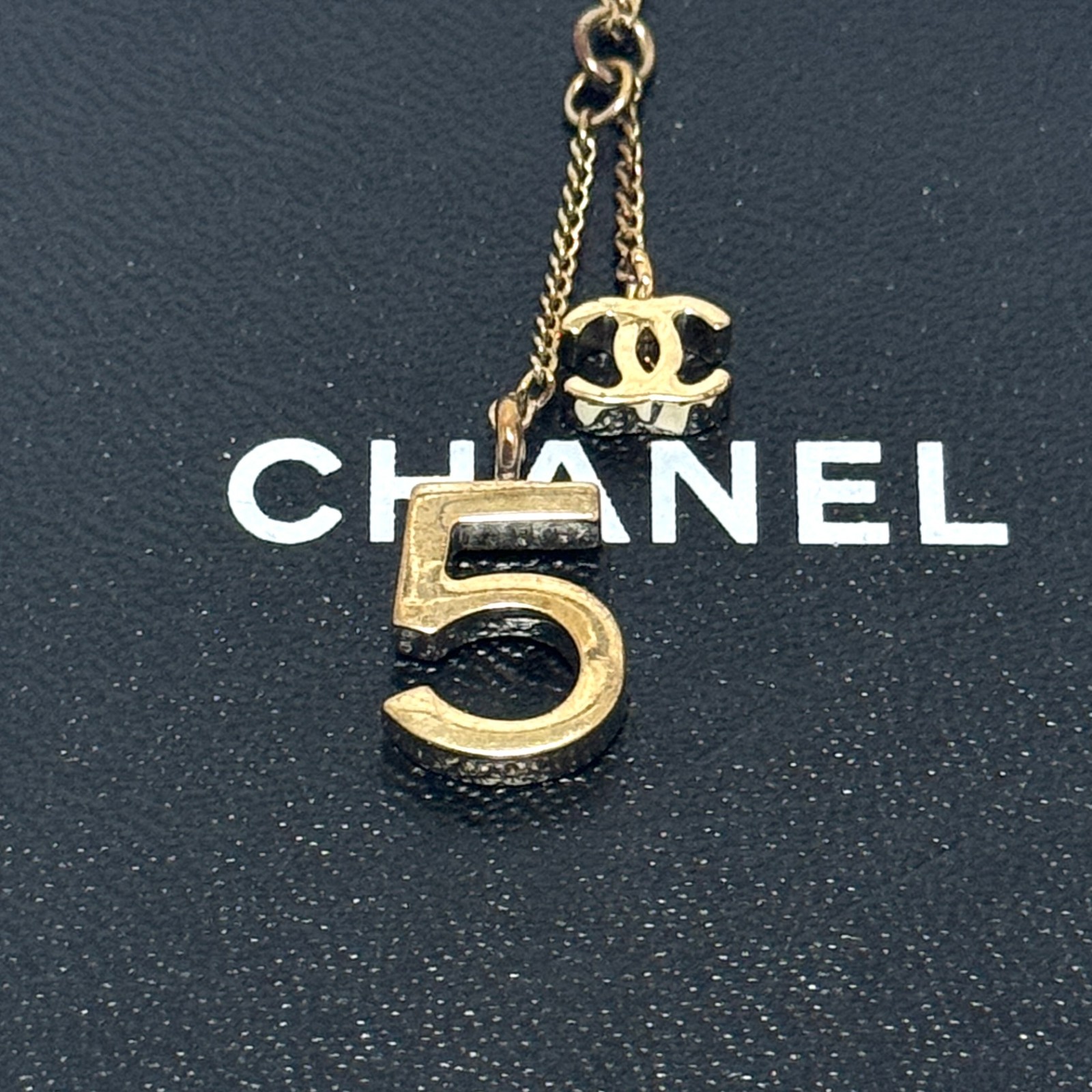 CHANEL 05A No.5 Coco Mark CC logo Bracelet Silver Accessory Authentic JAPAN