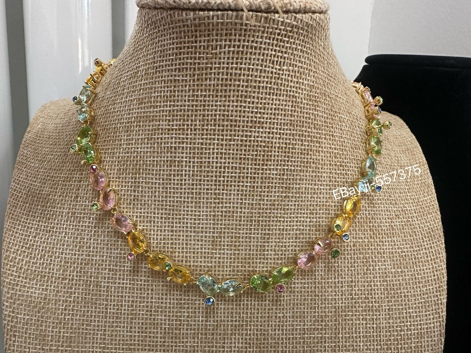 Swarovski Gema Necklace Mixed cuts Multicoloured Tennis