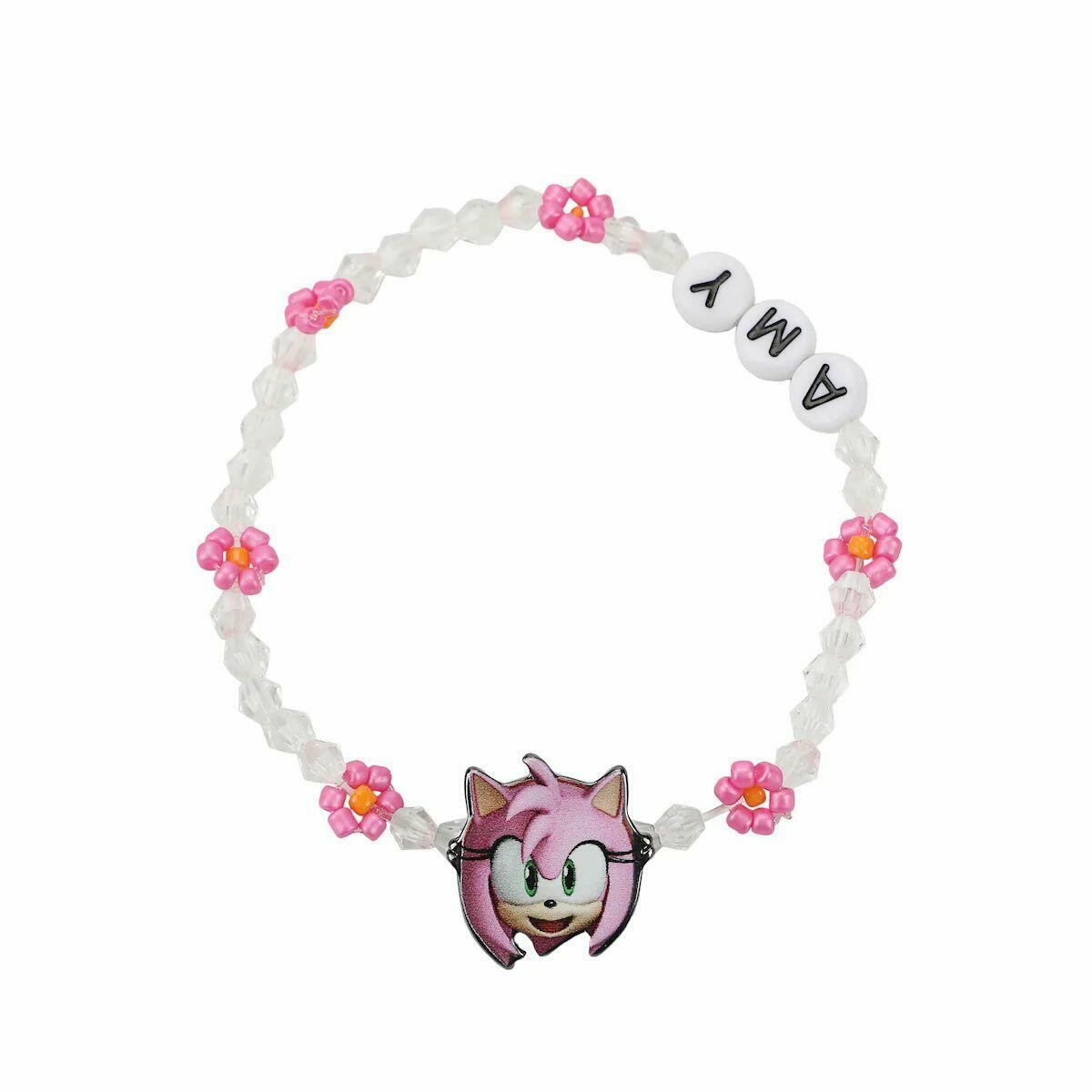 Sonic The Hedgehog Characters Stretchy Beaded Bracelet Set