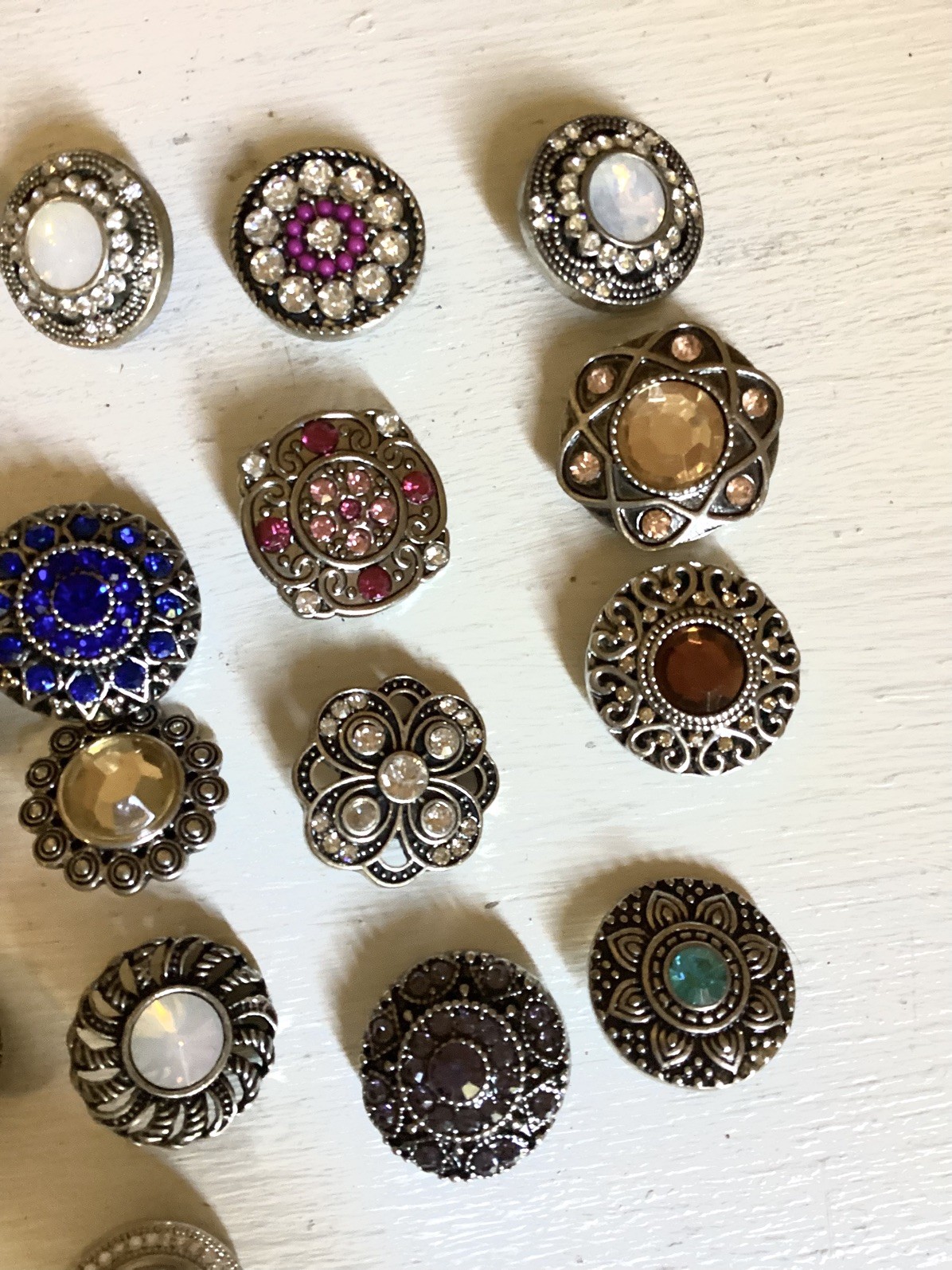 BLING 18mm/20mm GINGER SNAP BUTTON POPPER FOR INTERCHANGEABLE JEWELRY set 17