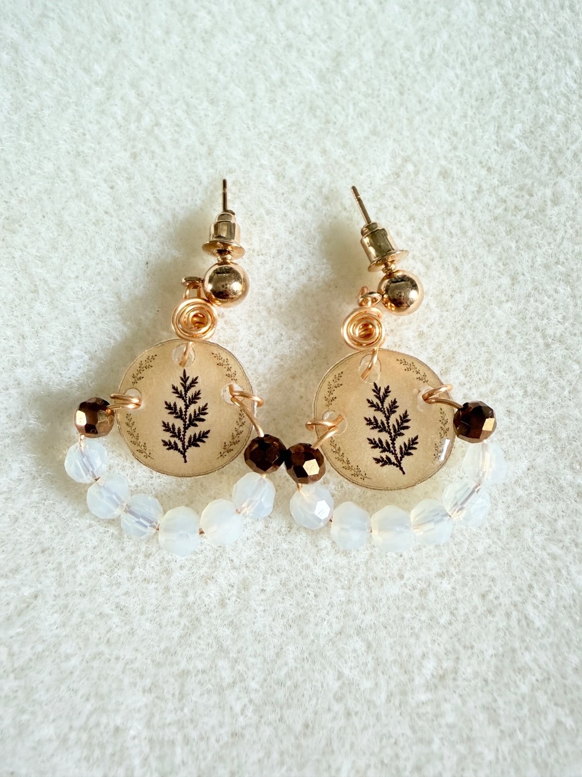 Handmade Christian Botanical Earrings Scripture Faith Gift Nickel Free 7 Designs