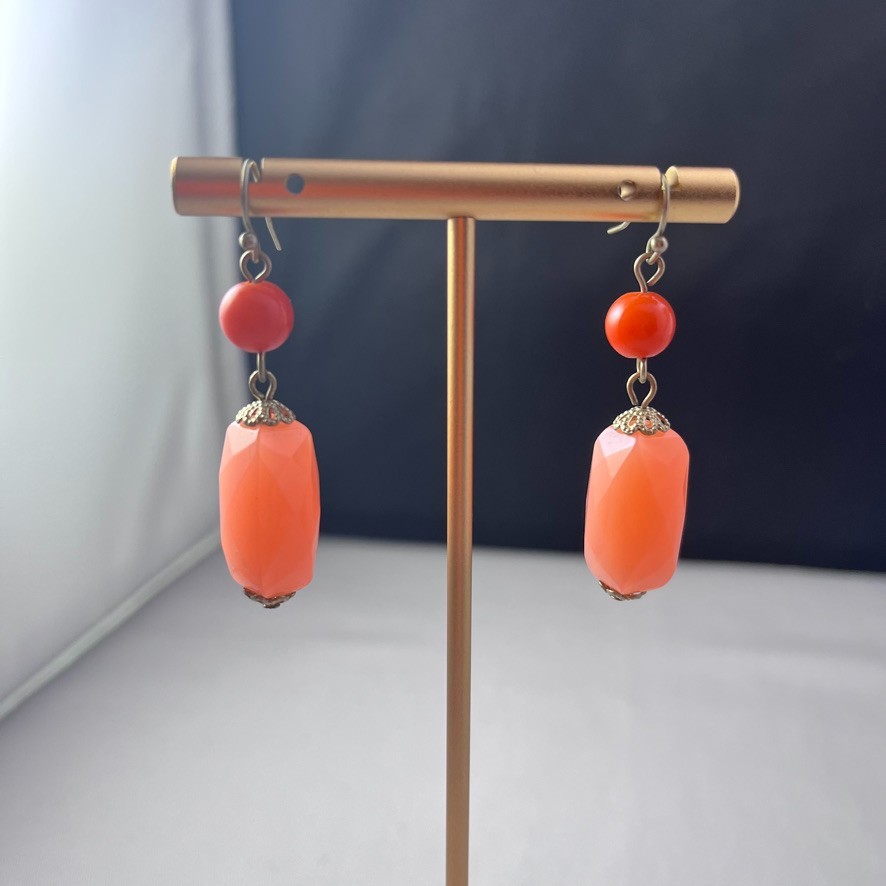 Premier Designs Festive Necklace & Earring set Pink stones of all Shapes & Sizes