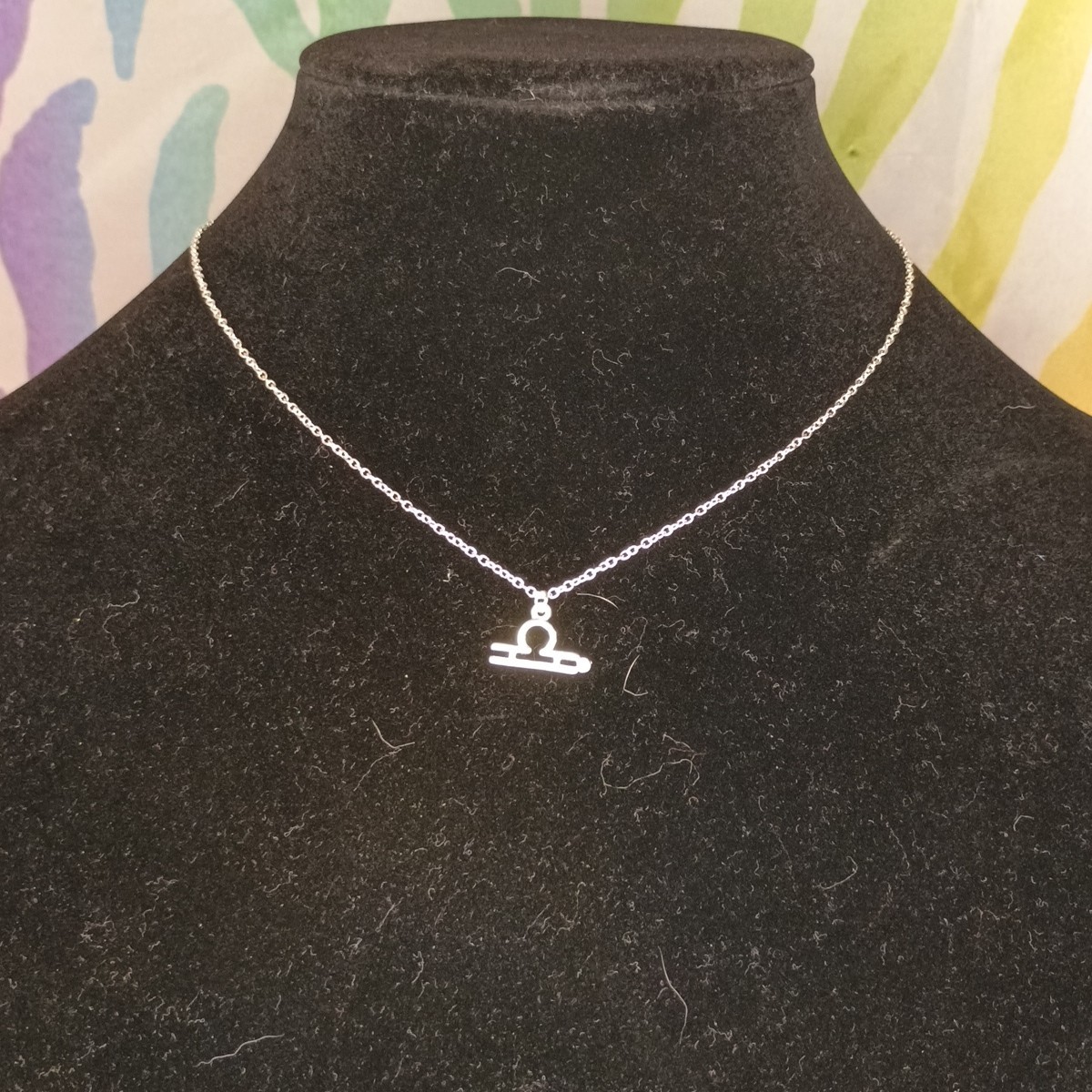 Claire’s Libra Zodiac Silver Necklace