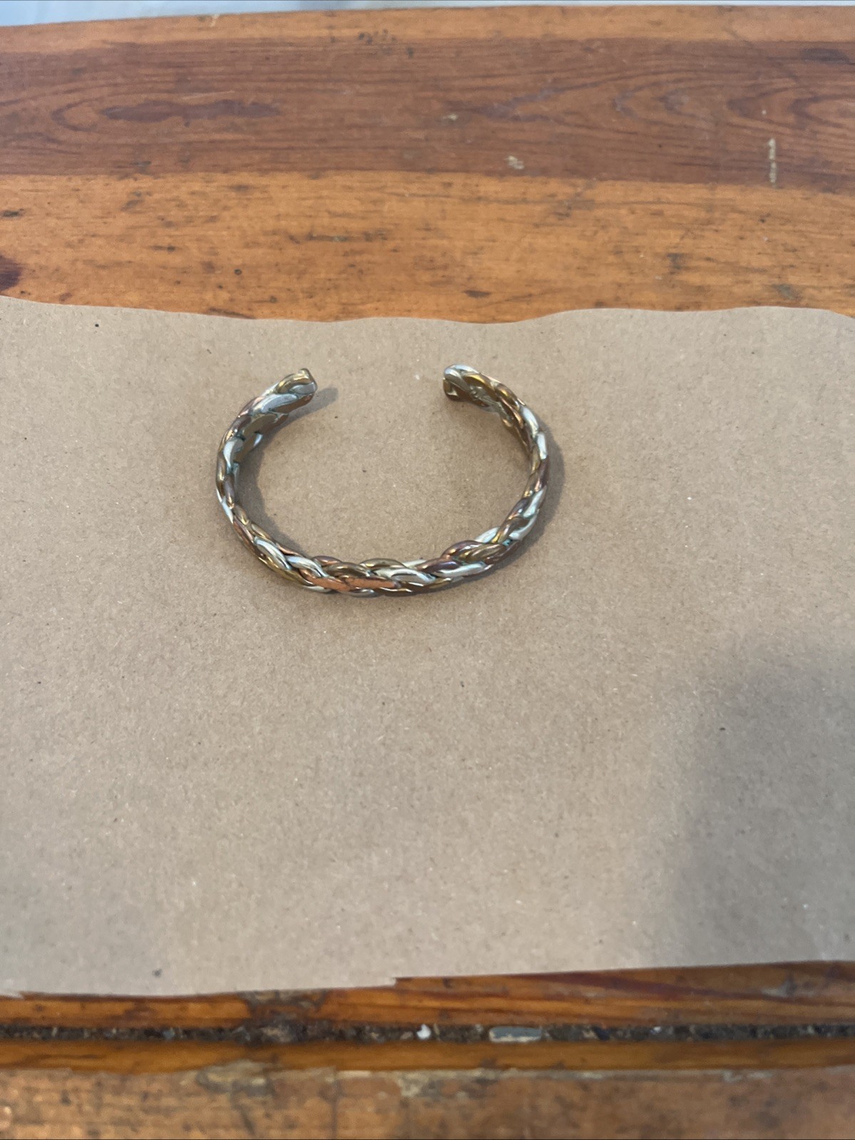 – Sergio Lub – Cuff Bracelet Non-Magnetic Mixed Metal Vintage