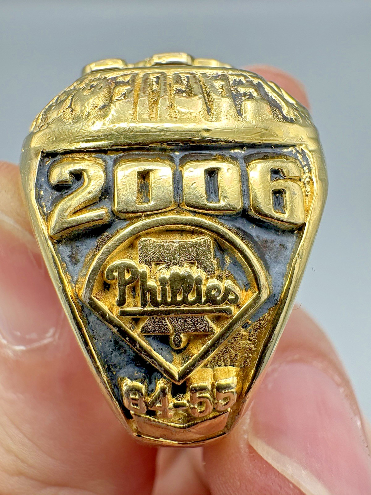 South Atlantic League Sterling Silver 925 Championship Ring Blue Claws 2006