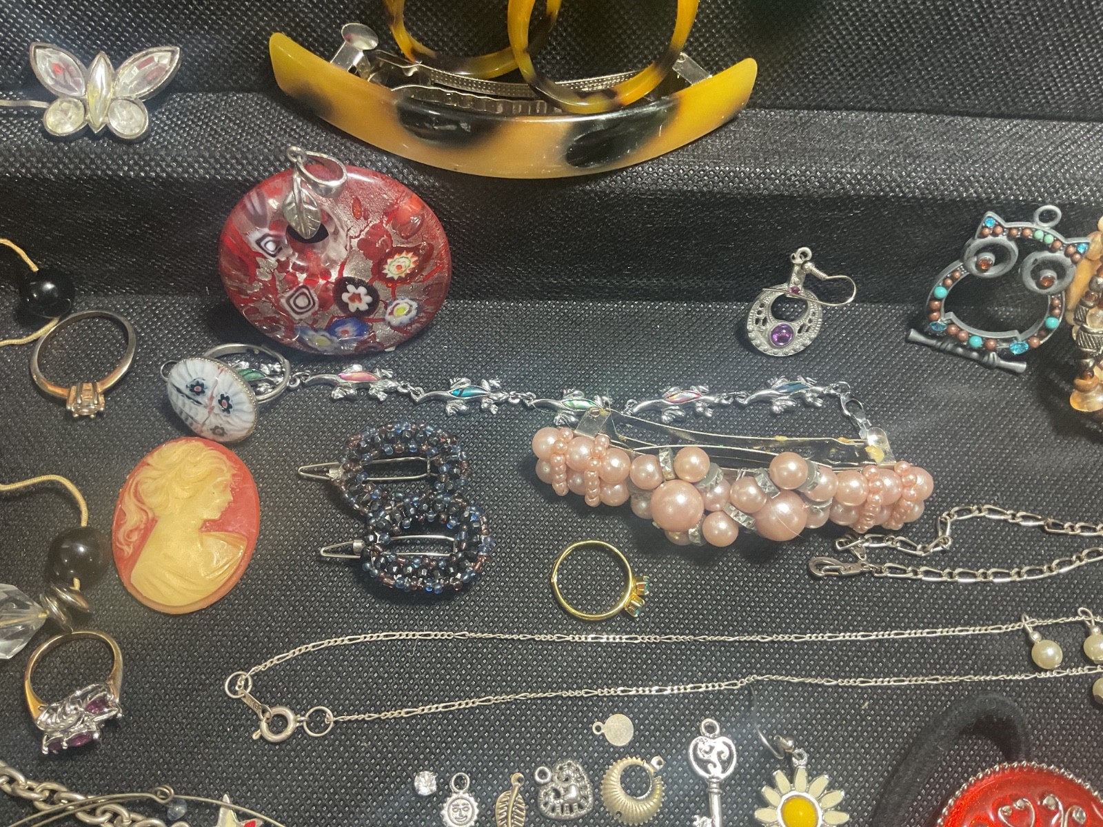 Vintage Costume Jewelry Lot – Necklaces, Bracelets, Earrings, Pendants & More….