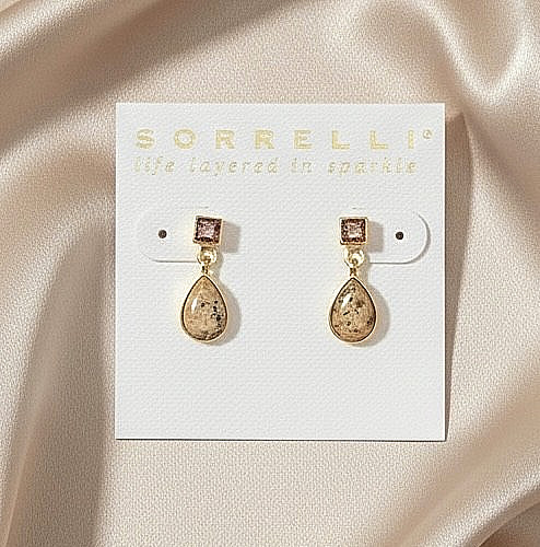 0.75″ Long Raw Sugar Collection Dainty Crystal Riverstone Sorrelli Earrings