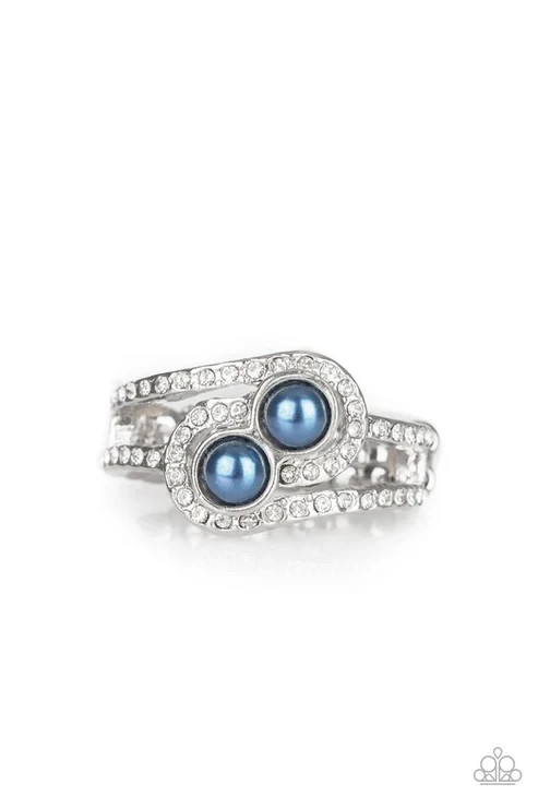 paparazzi blue flexible ring
