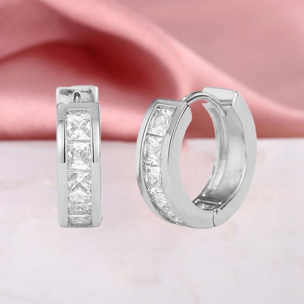 Elegant Copper Lymphatic Earrings with AAA+ Moissanite – Perfect Gift for Women