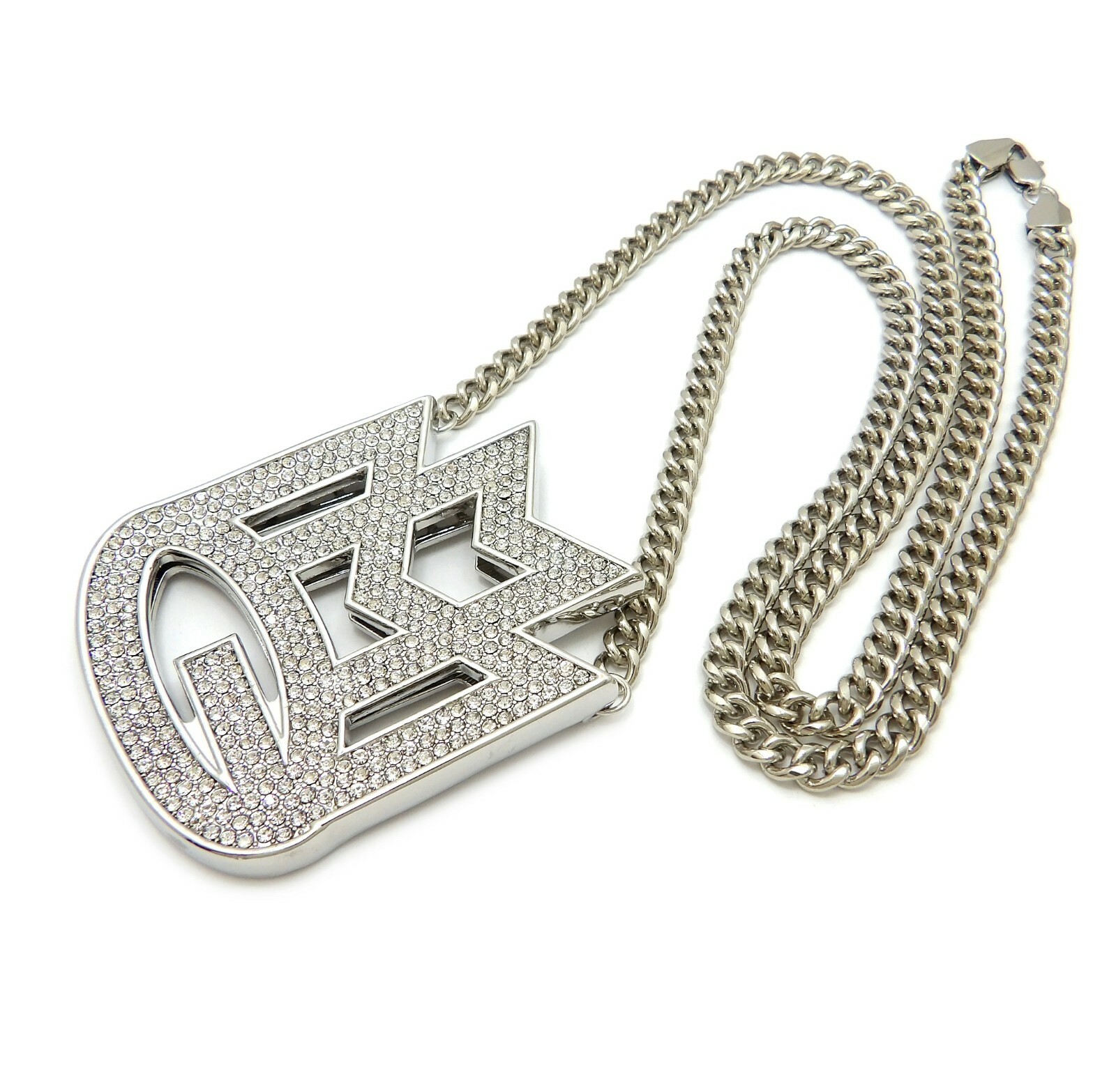 Iced MMG Hip Hop Pendant 6mm Various Size Cuban Chain Necklace RC3847