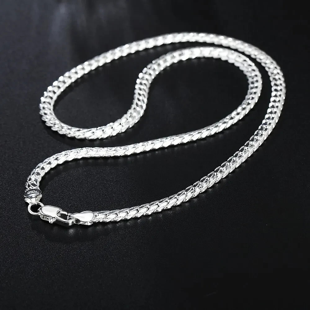 925 Sterling Silver Chain Necklace for Women & Men | Solid Gift Jewelry