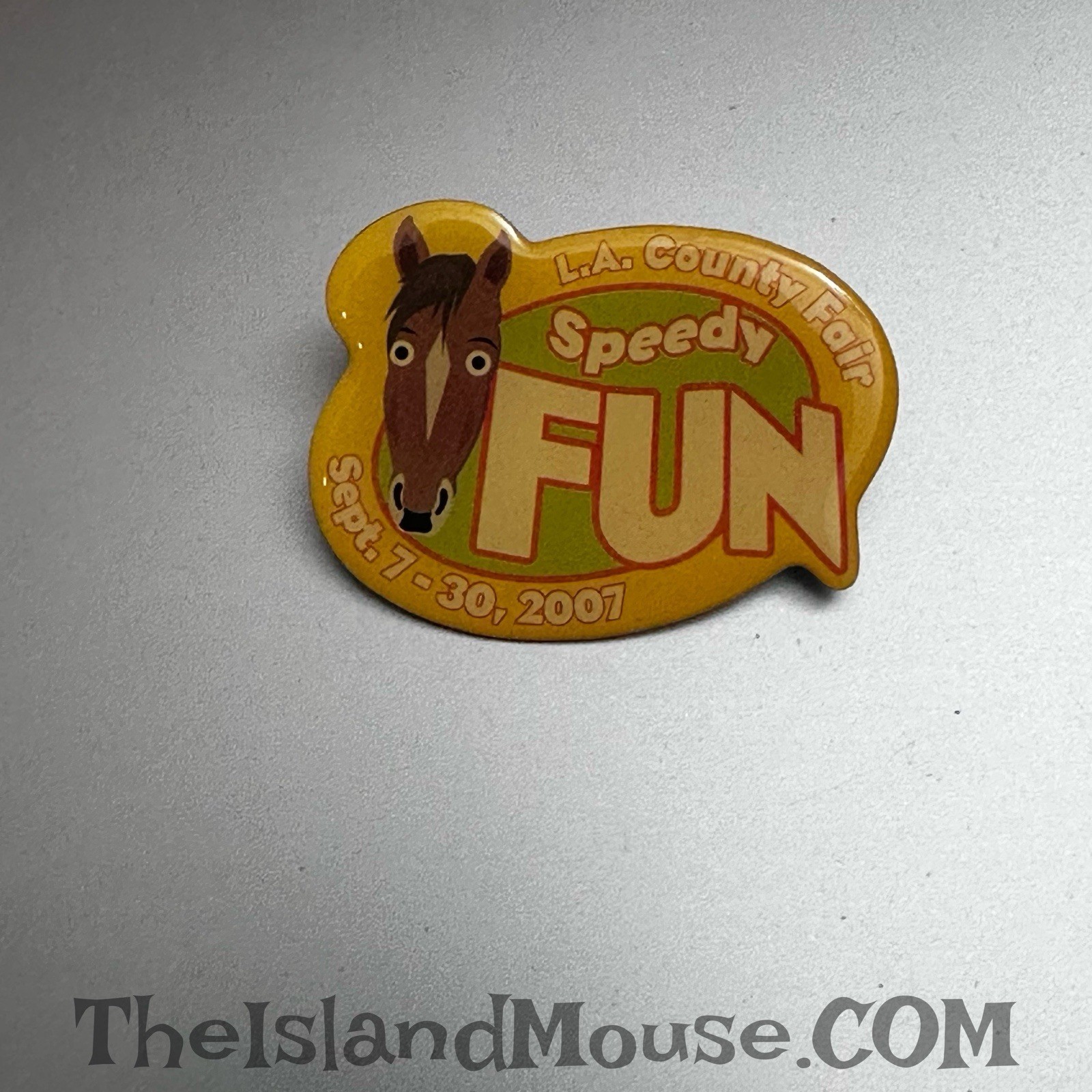 2007 Los Angeles LA County Fair Horse Show Metal Lapel Hat Pin Back