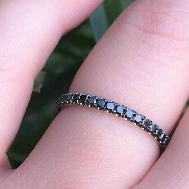 2Ct Oval Simulated Black Diamond Halo Engagement Ring 14K White Gold Plated