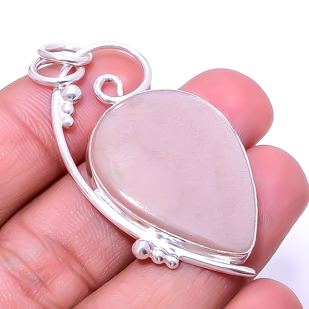 Moonstone – Sri Lanka Designer Handmade 925 Sterling Silver Pendant 1.95″ P29
