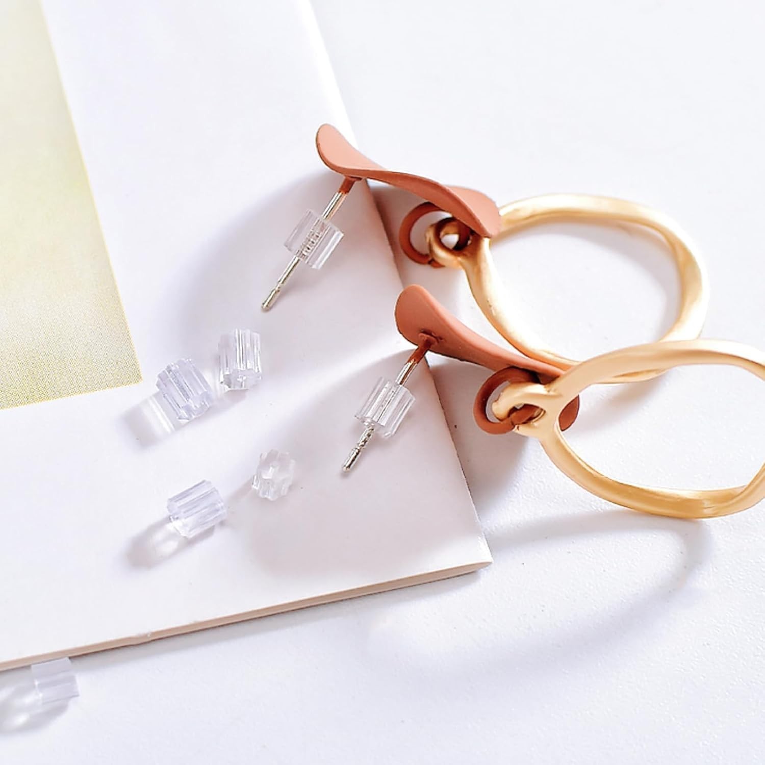 Soft Clear Silicone Earring Stoppers – 200PCS Replacement Backs for All Earrings