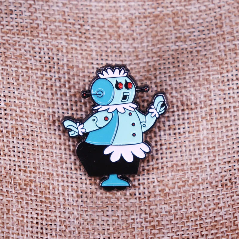 Rosey The Robot The Jetsons Cartoon Maid Housekeeper Enamel Metal Pin