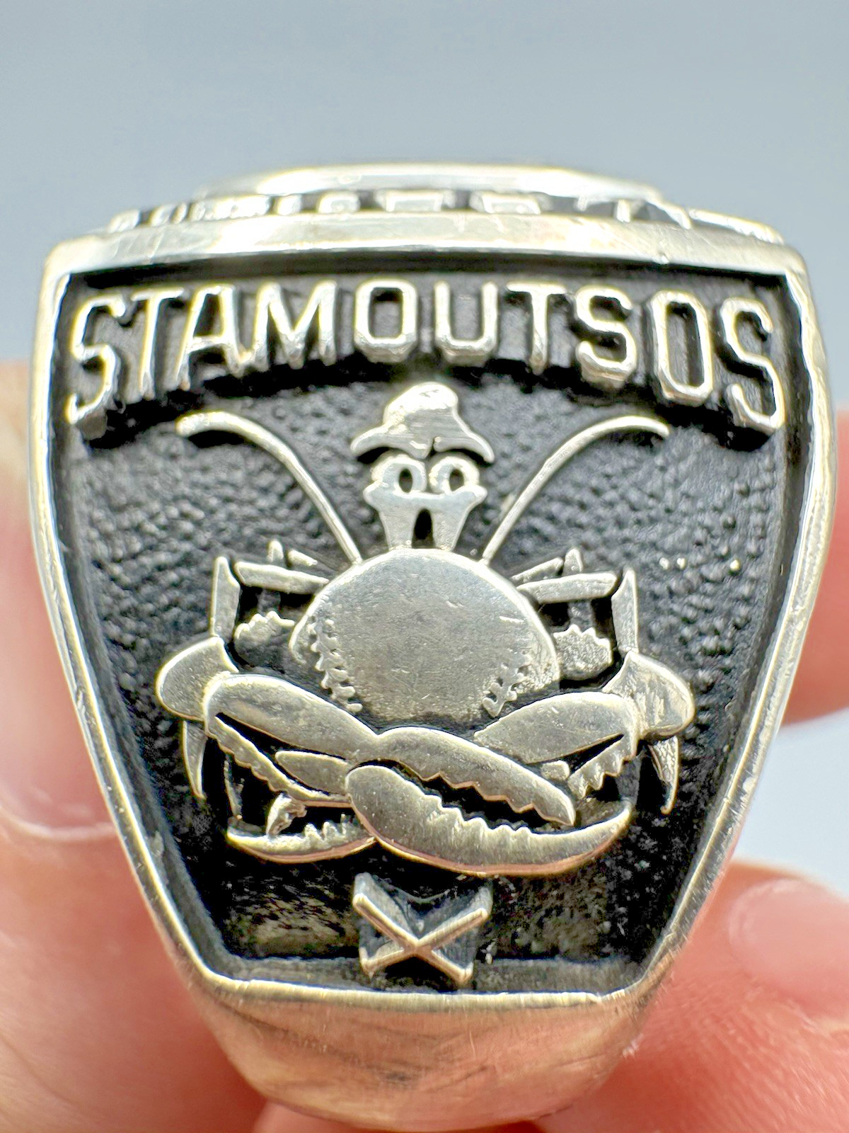 South Atlantic League Sterling Silver 925 Championship Ring Blue Claws 2009
