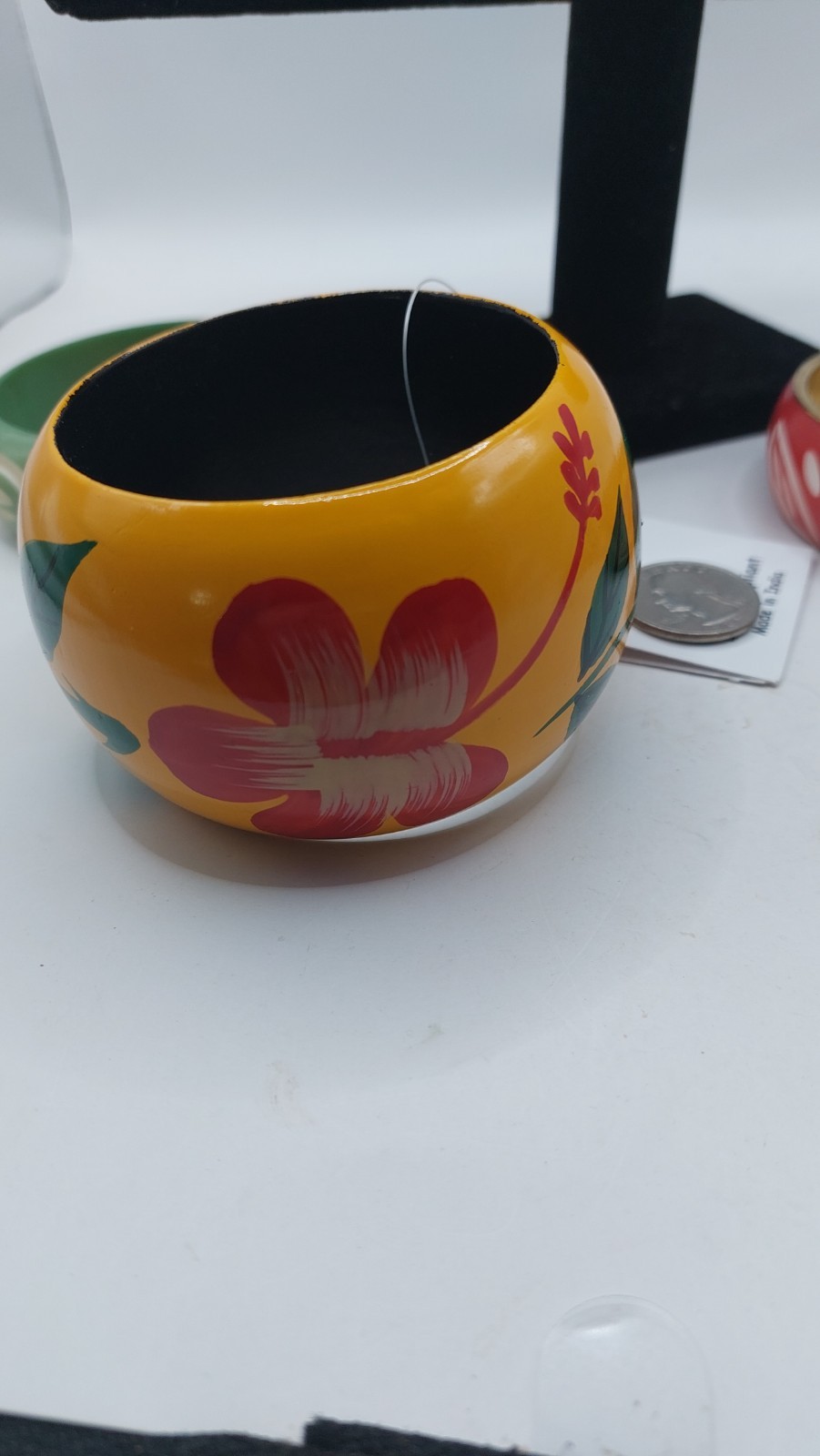 Lot 5 Summer Bangles Red White Yellow Green NWT