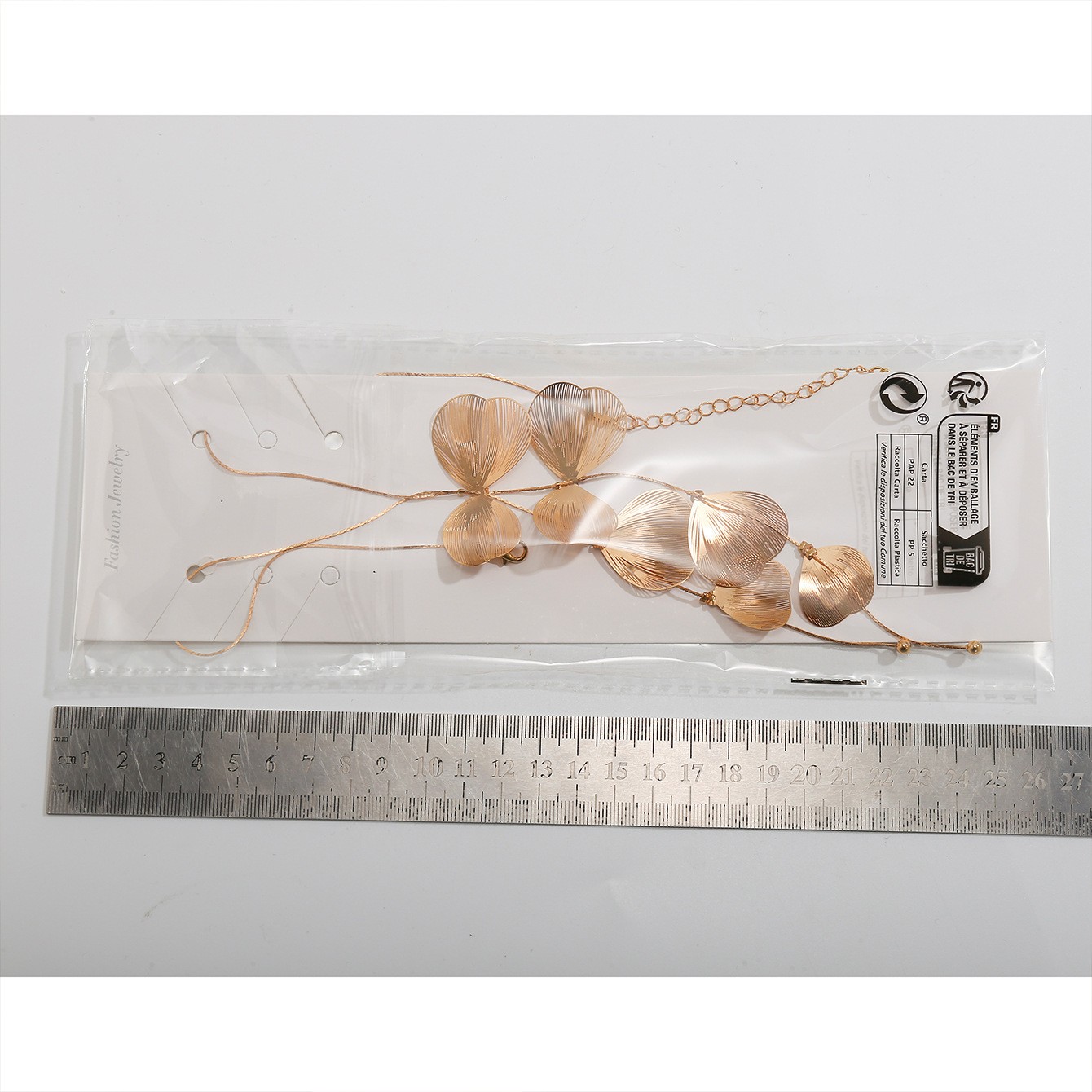 Vintage Ginkgo Leaf Tassel Adjustable Choker Necklace Earrings Set Women Jewelry