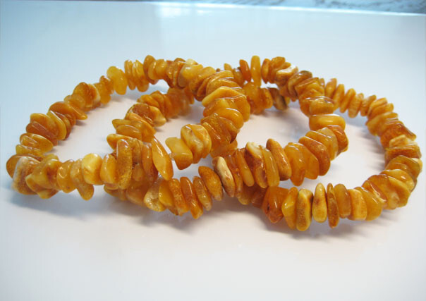 3 Genuine Elegant Butterscotch Baltic Amber Bracelets 36 gr 8 in !!!